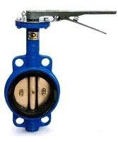 Затвор дисковый поворотный 32ч1р DN100 PN16, НЗТА