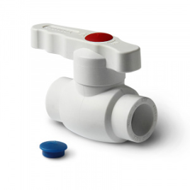 Кран шаровой PP-R DN20 латунный шар (PA40008), Pro Aqua