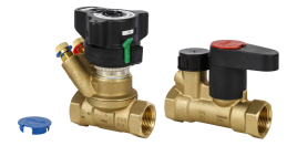 Клапаны балансировочный MSV-BD и запорный MSV-S DN32 комплект (003Z4154)(003Z4054), Danfoss