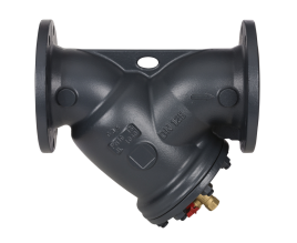 Фильтр сетчатый фланцевый FVF DN80 со сливным краном (065B7733), Danfoss