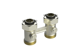 Клапан запорный RLV-KB G 3/4'' НР x G 3/4'' ВР прямой нижнее подкл. Kvs-1,6 (003L0395), Danfoss