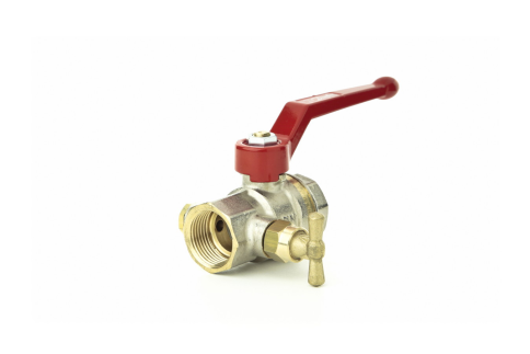 Кран шаровой резьбовой BVR-D ВВ 3/4" DN20 со спускным элементом (065B8217), Danfoss фото 1