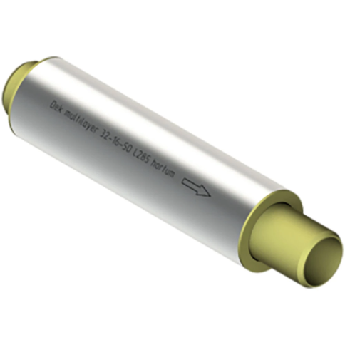 Осевой компенсатор под приварку Dek DN25, PN16, с внутр гильзой и наруж кожухом (25-16-50), Hortum фото 1