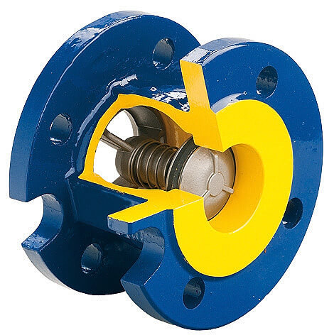 Клапан обратный пружинный фланцевый NVD 402 DN65 (065B7472), Danfoss фото 1