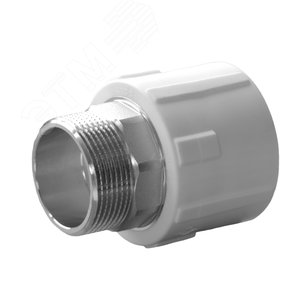 Муфта PP-R комбинированная 63х2" НР под ключ (9000006302), Политэк фото 1