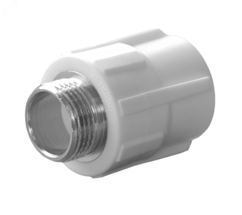 Муфта PP-R комбинированная 25х1/2" НР (9000002512), Политэк фото 1