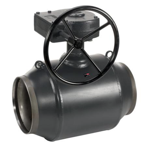 Кран шаровой приварной DN250 JIP Premium WW/G  ГОСТ PN25 ручной редукторный привод (065N0161G), Danfoss фото 1