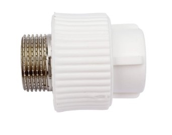 Муфта PP-R комбинированная 20х3/4" НР (PA23010P), Pro Aqua фото 1