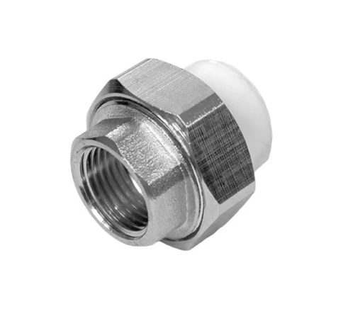 Муфта PP-R комбинированная разъемная 20х3/4" ВР (20602), FD фото 1